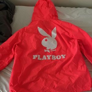 Playboy by Pacsun Windbreaker (M/Pink)